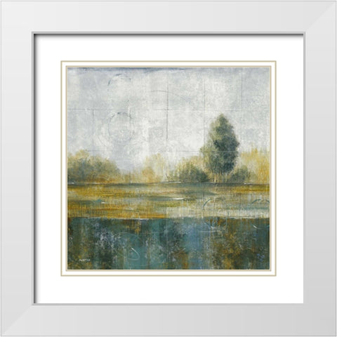 Stormy Weather IV White Modern Wood Framed Art Print with Double Matting by Martin, Cheryl
