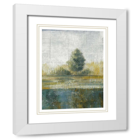 Stormy Weather VI White Modern Wood Framed Art Print with Double Matting by Martin, Cheryl