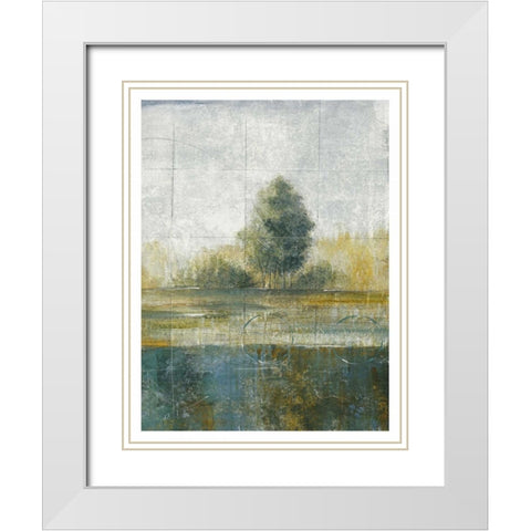 Stormy Weather VI White Modern Wood Framed Art Print with Double Matting by Martin, Cheryl