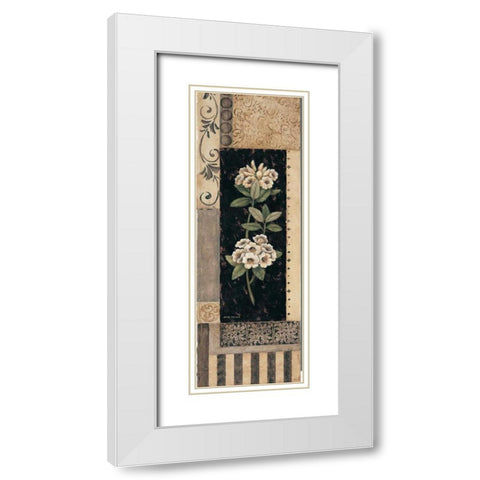 Victorian Summer I White Modern Wood Framed Art Print with Double Matting by Misa, Eva