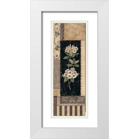 Victorian Summer I White Modern Wood Framed Art Print with Double Matting by Misa, Eva