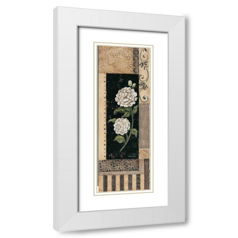 Victorian Summer II White Modern Wood Framed Art Print with Double Matting by Misa, Eva