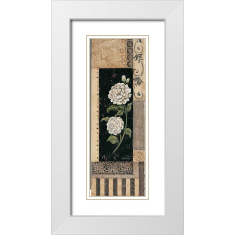 Victorian Summer II White Modern Wood Framed Art Print with Double Matting by Misa, Eva