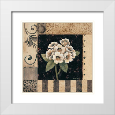 Victorian Summer III White Modern Wood Framed Art Print with Double Matting by Misa, Eva