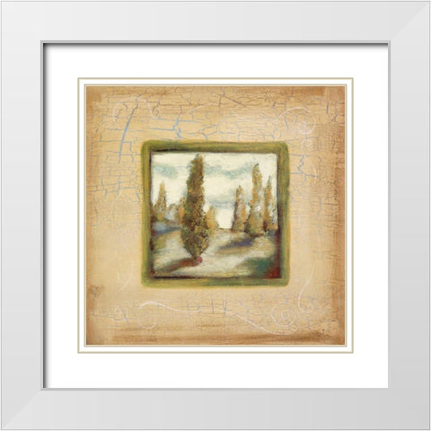Summer Light I White Modern Wood Framed Art Print with Double Matting by Osborne, Susan