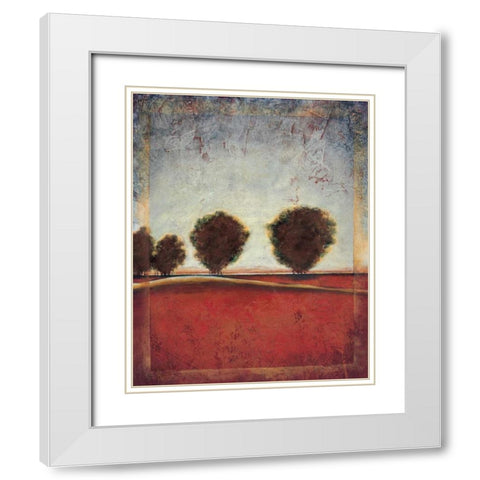 High Country I White Modern Wood Framed Art Print with Double Matting by Osborne, Susan