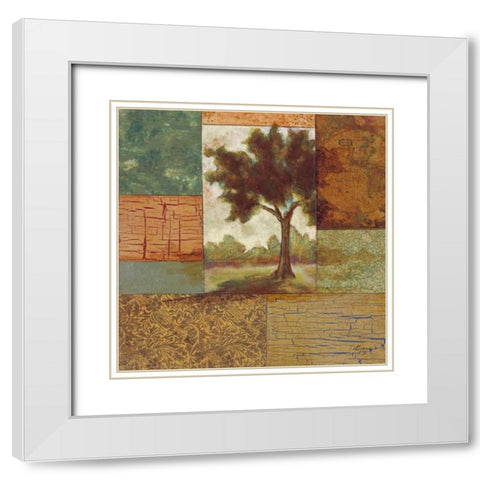 Old World Traditions II White Modern Wood Framed Art Print with Double Matting by Osborne, Susan