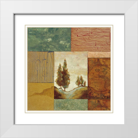 Old World Traditions IV White Modern Wood Framed Art Print with Double Matting by Osborne, Susan