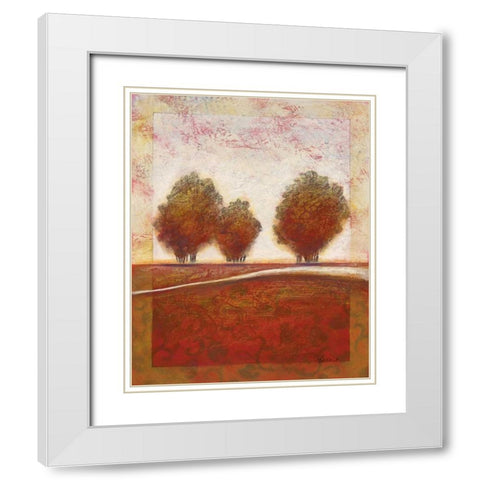 Morning Mist Rising I White Modern Wood Framed Art Print with Double Matting by Osborne, Susan