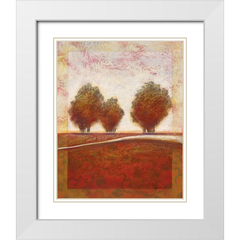 Morning Mist Rising I White Modern Wood Framed Art Print with Double Matting by Osborne, Susan