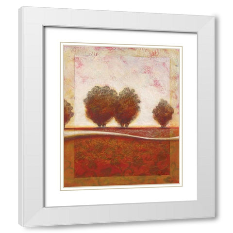 Morning Mist Rising II White Modern Wood Framed Art Print with Double Matting by Osborne, Susan