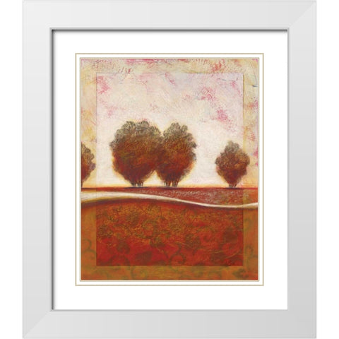 Morning Mist Rising II White Modern Wood Framed Art Print with Double Matting by Osborne, Susan