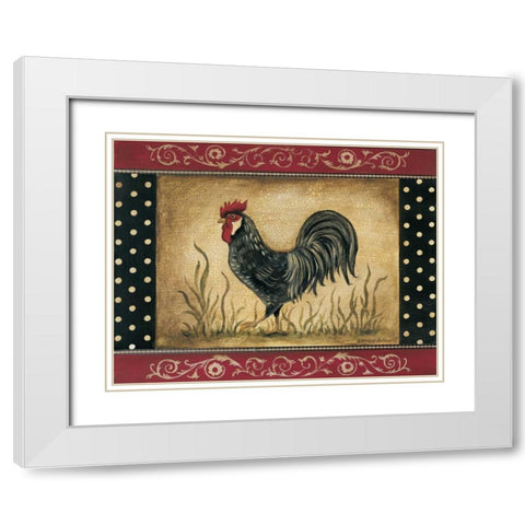 Rise-n-shine White Modern Wood Framed Art Print with Double Matting by Poloson, Kimberly