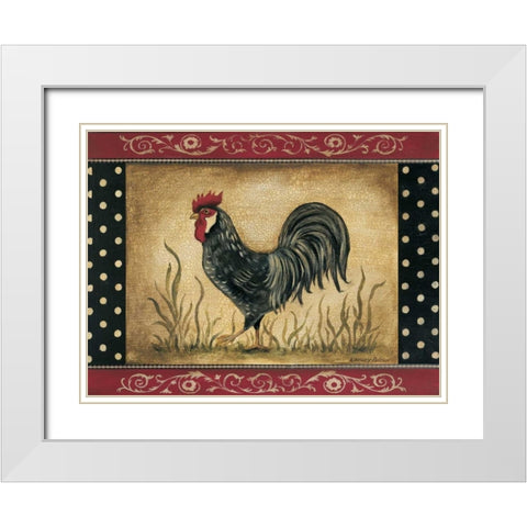 Rise-n-Shine White Modern Wood Framed Art Print with Double Matting by Poloson, Kimberly