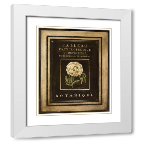 Les Fleurs de Paris II White Modern Wood Framed Art Print with Double Matting by Poloson, Kimberly