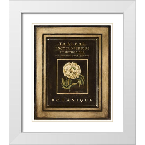 Les Fleurs de Paris II White Modern Wood Framed Art Print with Double Matting by Poloson, Kimberly