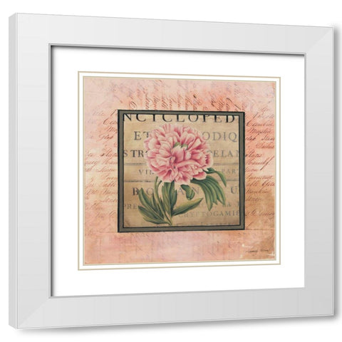 Blooming Paris II White Modern Wood Framed Art Print with Double Matting by Poloson, Kimberly