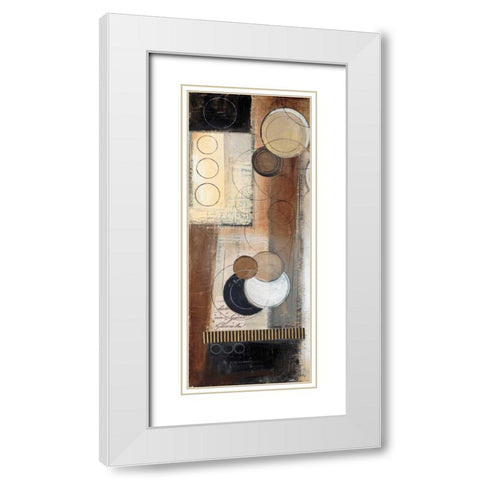 Rush Hour I White Modern Wood Framed Art Print with Double Matting by Poloson, Kimberly