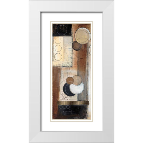 Rush Hour I White Modern Wood Framed Art Print with Double Matting by Poloson, Kimberly