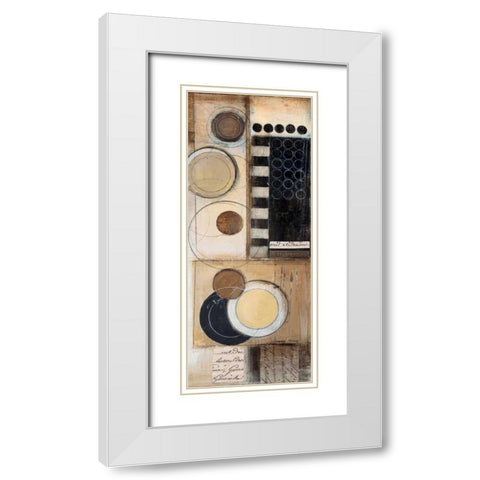 Rush Hour II White Modern Wood Framed Art Print with Double Matting by Poloson, Kimberly