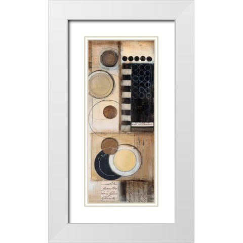 Rush Hour II White Modern Wood Framed Art Print with Double Matting by Poloson, Kimberly