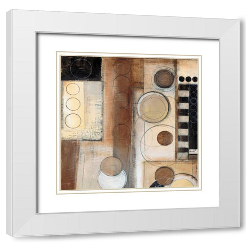 Rush Hour Sq. I White Modern Wood Framed Art Print with Double Matting by Poloson, Kimberly