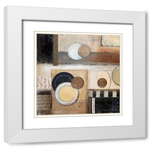 Rush Hour Sq. II White Modern Wood Framed Art Print with Double Matting by Poloson, Kimberly