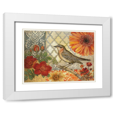 Marrakesh Dream II White Modern Wood Framed Art Print with Double Matting by Poloson, Kimberly