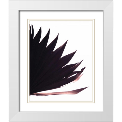 Backlit I White Modern Wood Framed Art Print with Double Matting by Burkhart, Monika