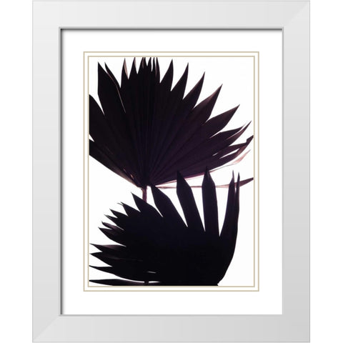 Backlit II White Modern Wood Framed Art Print with Double Matting by Burkhart, Monika