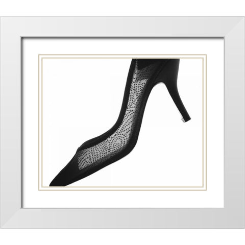 High Heels I White Modern Wood Framed Art Print with Double Matting by Burkhart, Monika