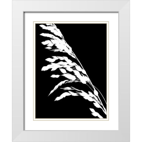 Soliloquy Reverse I White Modern Wood Framed Art Print with Double Matting by Burkhart, Monika