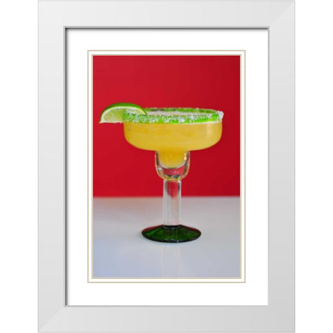 Happy Hour I White Modern Wood Framed Art Print with Double Matting by Berzel, Erin