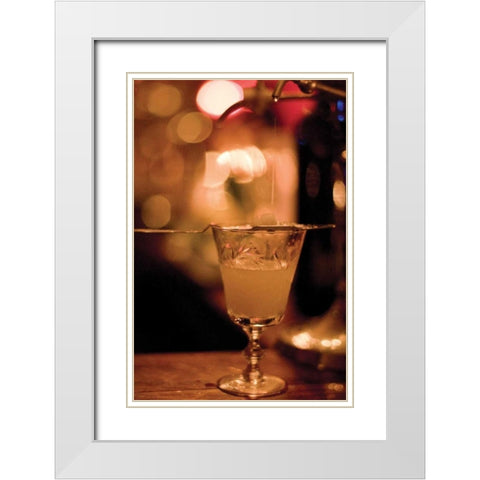 Cocktail Hour XIV White Modern Wood Framed Art Print with Double Matting by Berzel, Erin