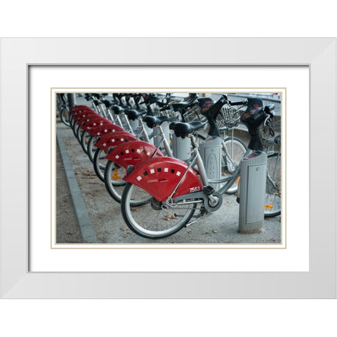 Grand Lyon I White Modern Wood Framed Art Print with Double Matting by Berzel, Erin