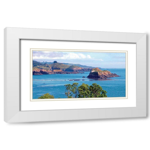 Sunny Afternoon White Modern Wood Framed Art Print with Double Matting by Crane, Rita