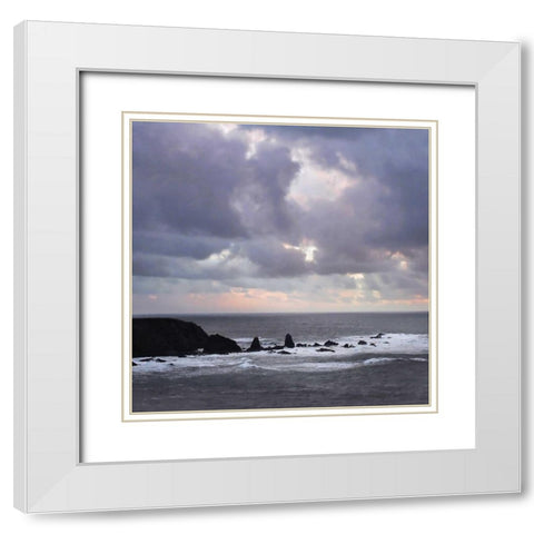 After the Storm White Modern Wood Framed Art Print with Double Matting by Crane, Rita