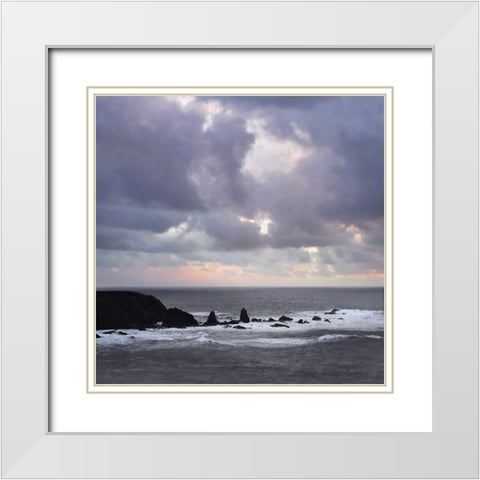 After the Storm White Modern Wood Framed Art Print with Double Matting by Crane, Rita