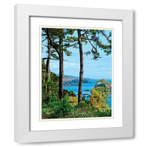 Sunny Afternoon White Modern Wood Framed Art Print with Double Matting by Crane, Rita