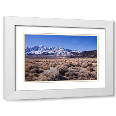 Eastern Sierra I White Modern Wood Framed Art Print with Double Matting by Crane, Rita