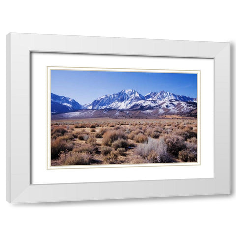 Eastern Sierra II White Modern Wood Framed Art Print with Double Matting by Crane, Rita