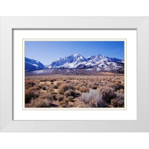 Eastern Sierra II White Modern Wood Framed Art Print with Double Matting by Crane, Rita