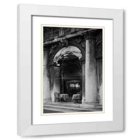 Venice Arches V White Modern Wood Framed Art Print with Double Matting by Crane, Rita