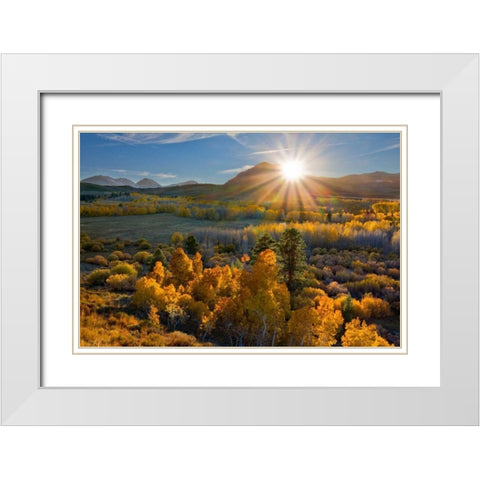 Eastern Sierra I White Modern Wood Framed Art Print with Double Matting by Geistweite, Mark