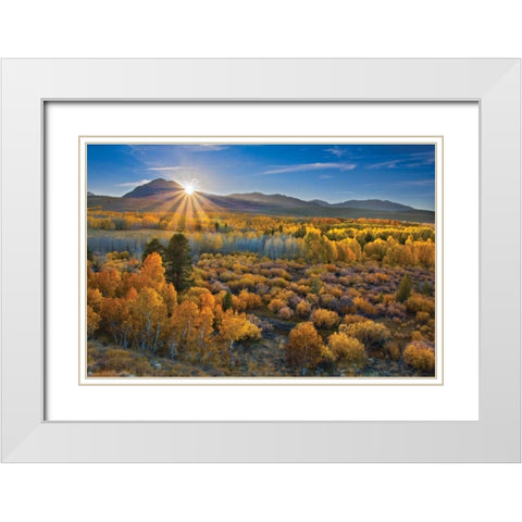 Eastern Sierra II White Modern Wood Framed Art Print with Double Matting by Geistweite, Mark
