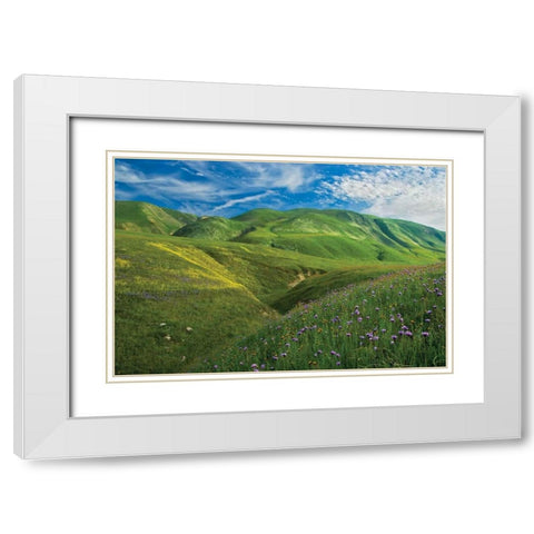 Wind Wolves White Modern Wood Framed Art Print with Double Matting by Geistweite, Mark