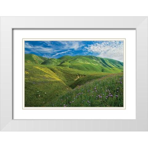 Wind Wolves White Modern Wood Framed Art Print with Double Matting by Geistweite, Mark