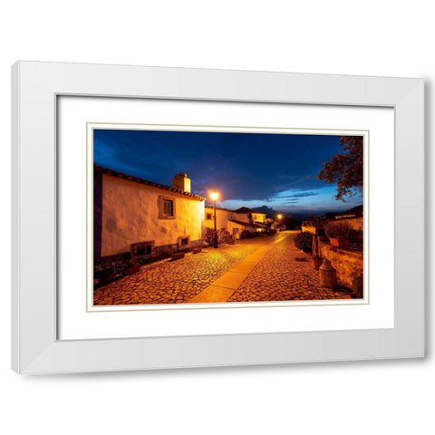 Mata de Paquena, Portugal White Modern Wood Framed Art Print with Double Matting by Hellmann, Stan