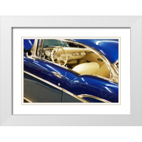 Classic 57 White Modern Wood Framed Art Print with Double Matting by Hausenflock, Alan