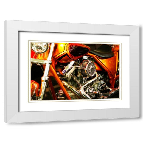 Wild Ride II White Modern Wood Framed Art Print with Double Matting by Hausenflock, Alan